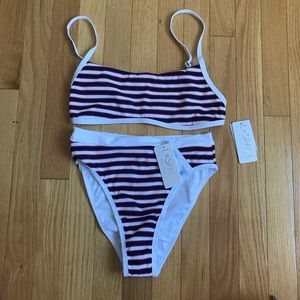 NWT L*SPACE Gemma Top & Frenchi Bottom Bikini